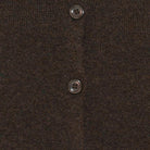Panora Knit Vest in Coffee Bean Melange by ICHI