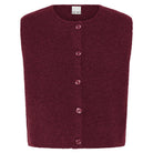 Panora Knit Vest in Zinfandel Melange by ICHI