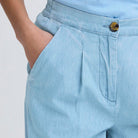 Barcy Pants in Light Blue by ICHI