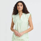 Jovil Sleeveless Shirt in Greenbriar by ICHI