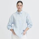 Samia Shirt in Powder Blue by ICHI