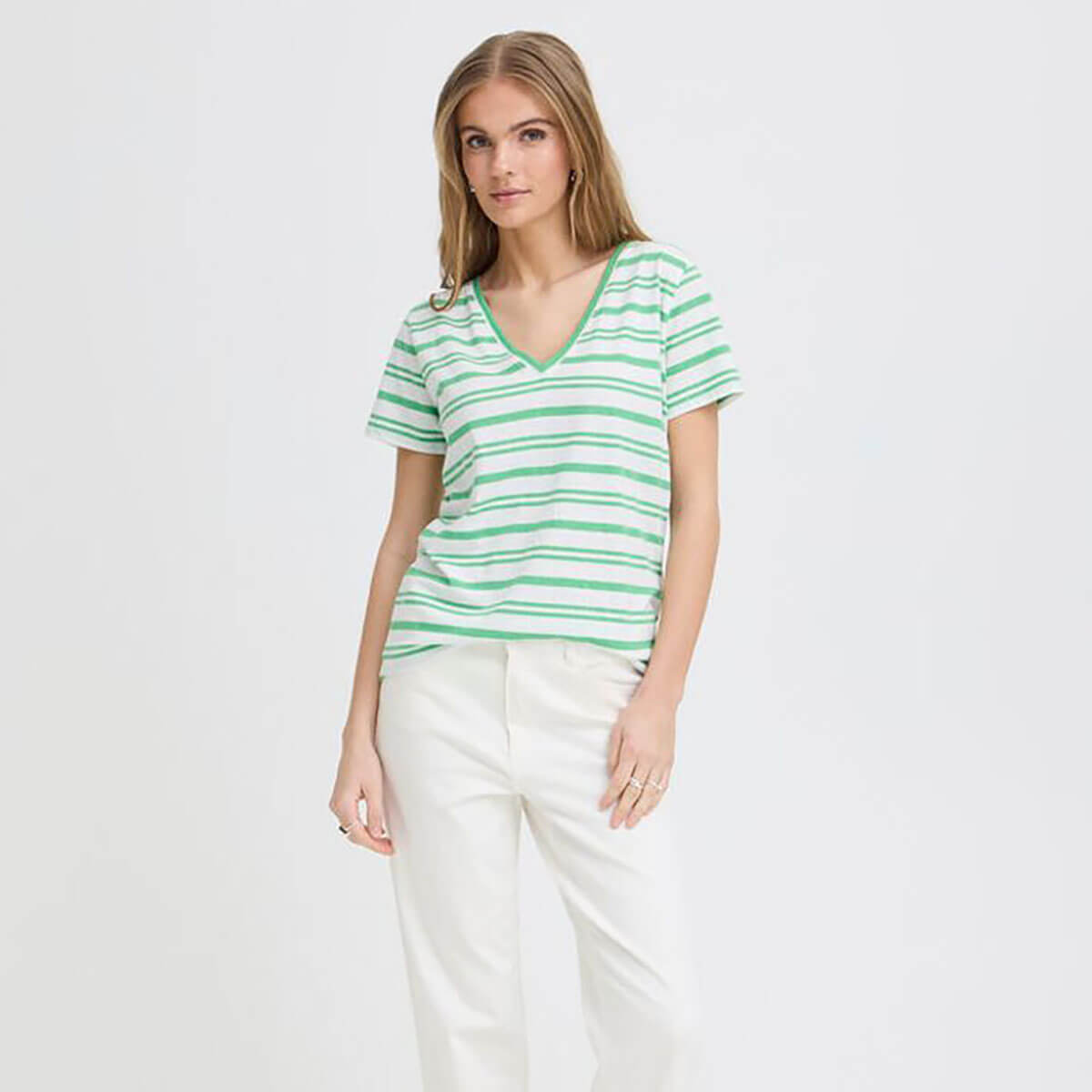 Yulietta T Shirt in Green Briar by ICHI