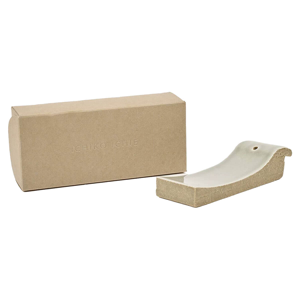 Incense Stand in Light Beige by Ichikō Ichie