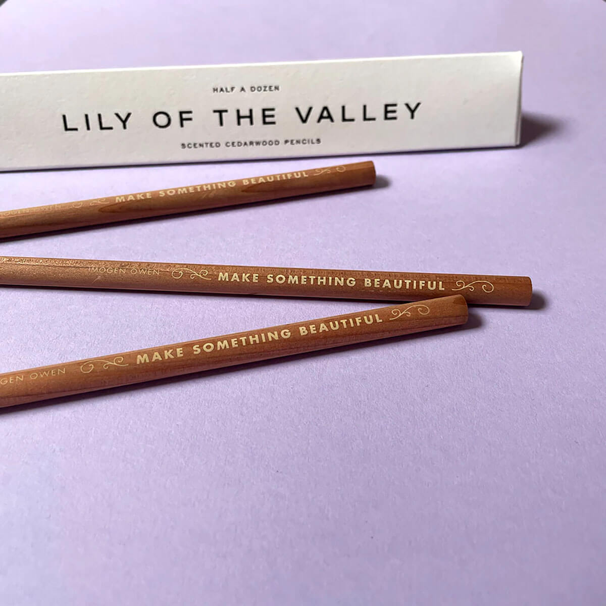 Lily of the Valley Scented Pencils by Imogen Owen