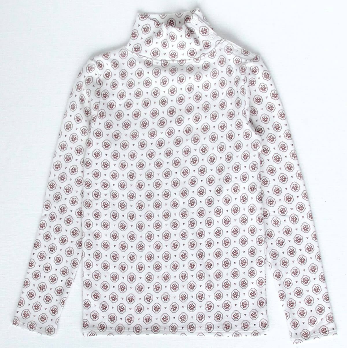 iver and isla pima snap turtleneck . iver and isla 〛- pima snap