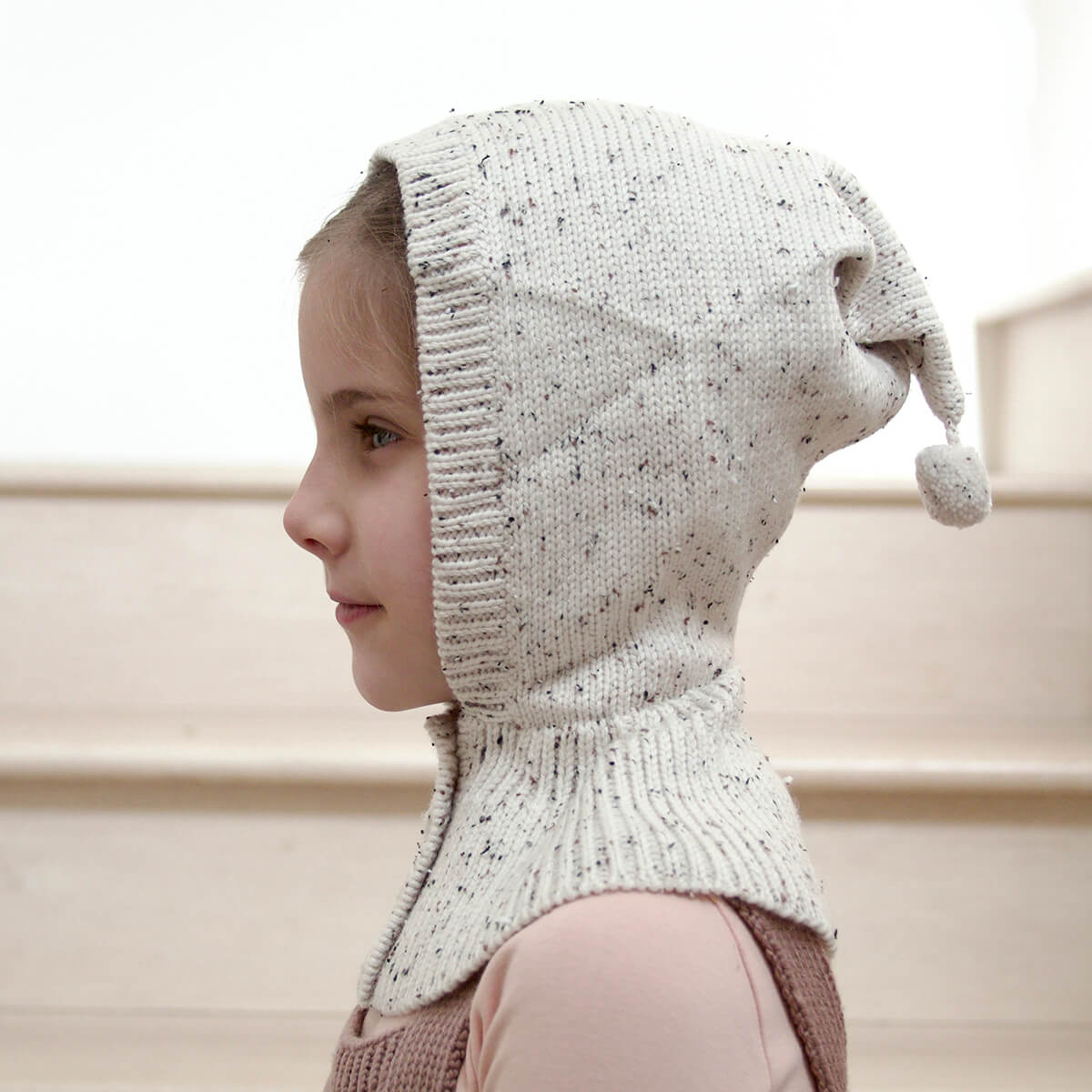 Iver and isla bouquet balaclava autumn . winter '25 knits