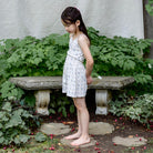 Pima Flutter Shorts in Garden Windowpane by Iver & Isla