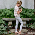 Pima Legging in Garden Windowpane by Iver & Isla