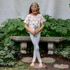 Pima Legging in Garden Windowpane by Iver & Isla