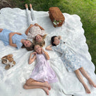Pima Picnic Dress in Patchwork by Iver & Isla