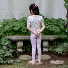Pima Poet Tee in Garden Windowpane by Iver & Isla