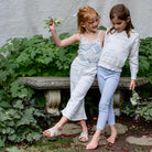 Pima Ruched Camisole in Patchwork by Iver & Isla