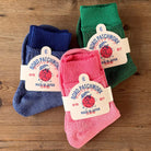 The Patchwork Women's Boro Socks in Pink by Ivy Ellis