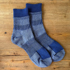The Patchwork Women's Boro Socks in Navy by Ivy Ellis