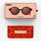 Sun Baby Sunglasses #D (0-3 Years) in Black Road by Izipizi