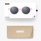 Sun Baby Sunglasses #D (0-3 Years) in Pastel Pink by Izipizi