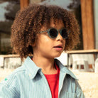 Sun Junior Sunglasses #D (7-11 Years) in Turquoise Stone by Izipizi