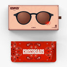Sun Kids Sunglasses #D (3-5 Years) in Black Road by Izipizi