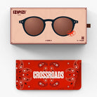 Sun Kids Sunglasses #D (5-7 Years) in Black Road by Izipizi