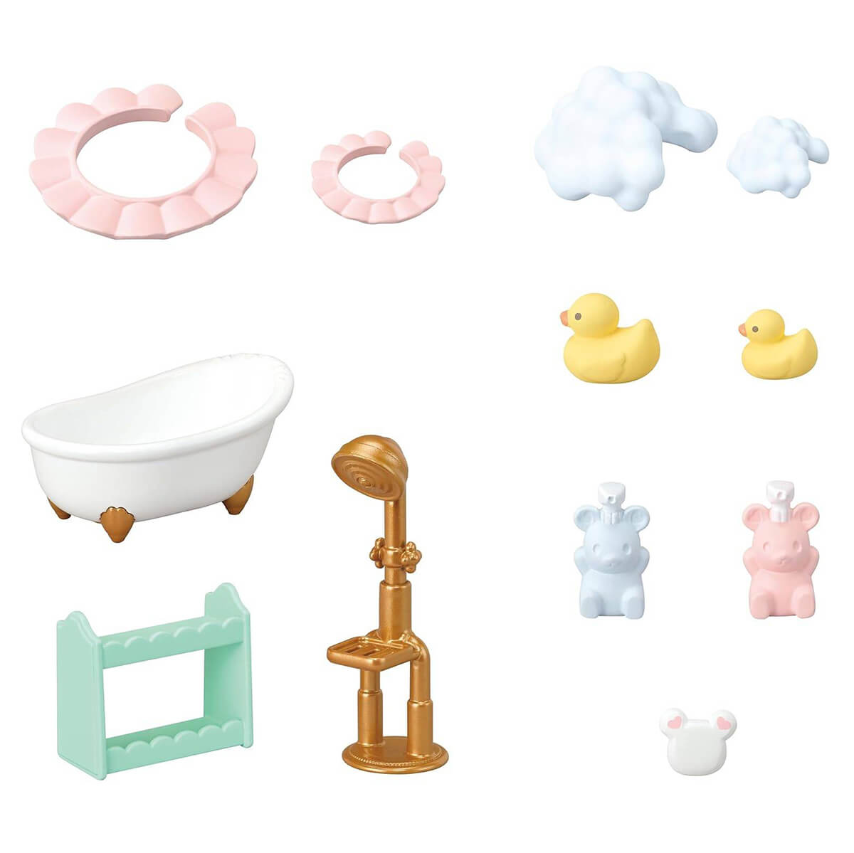 Bath Time Bubble Siblings by Sylvanian Families - JAPAN IMPORT