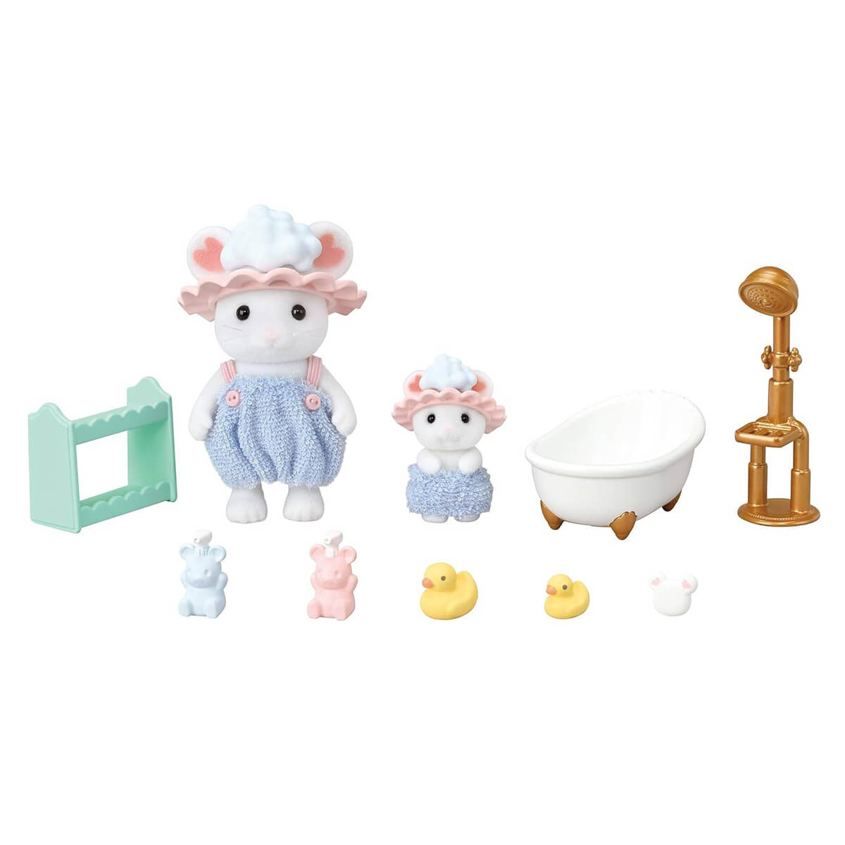 Bath Time Bubble Siblings by Sylvanian Families - JAPAN IMPORT