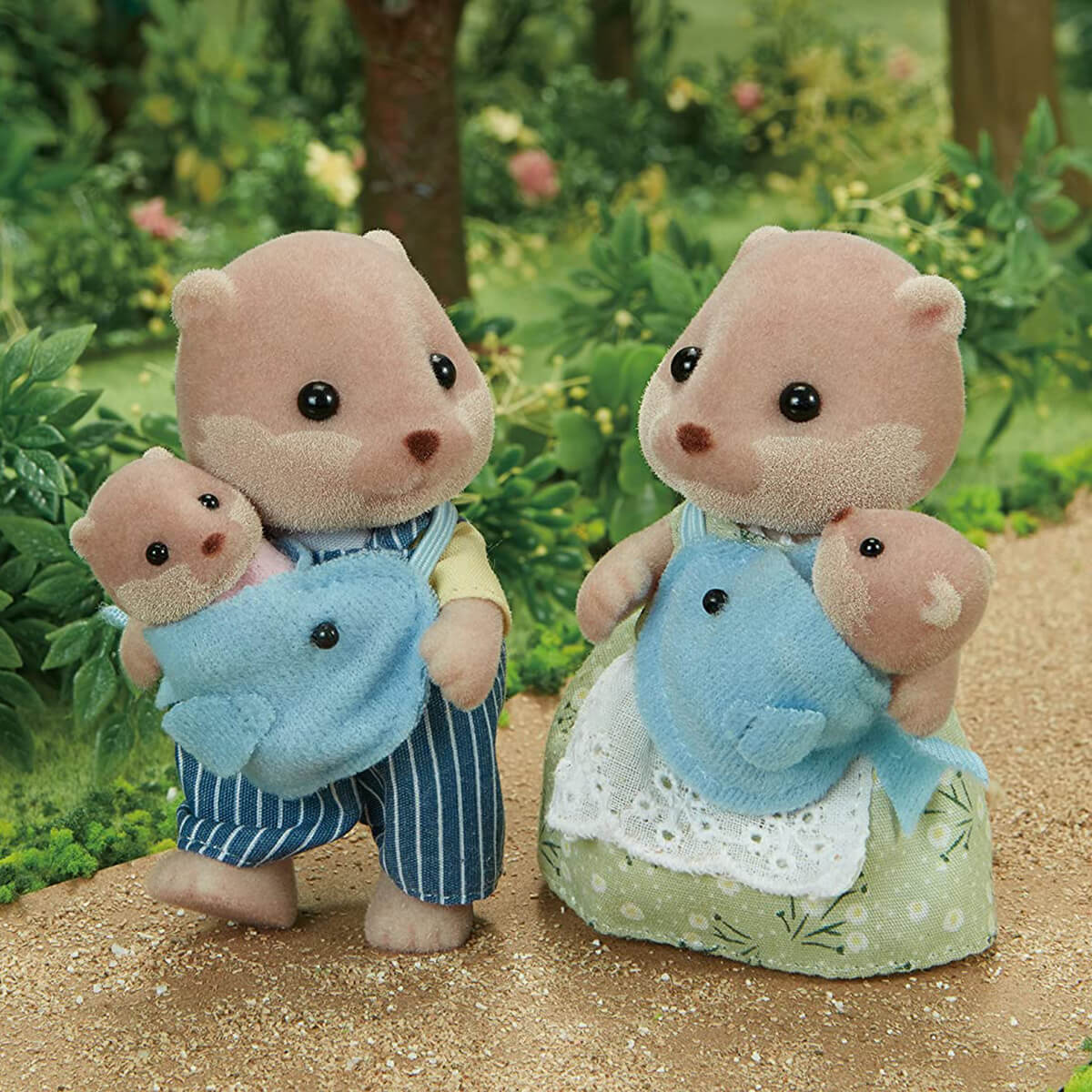 Otter Family by Sylvanian Families - JAPAN IMPORT