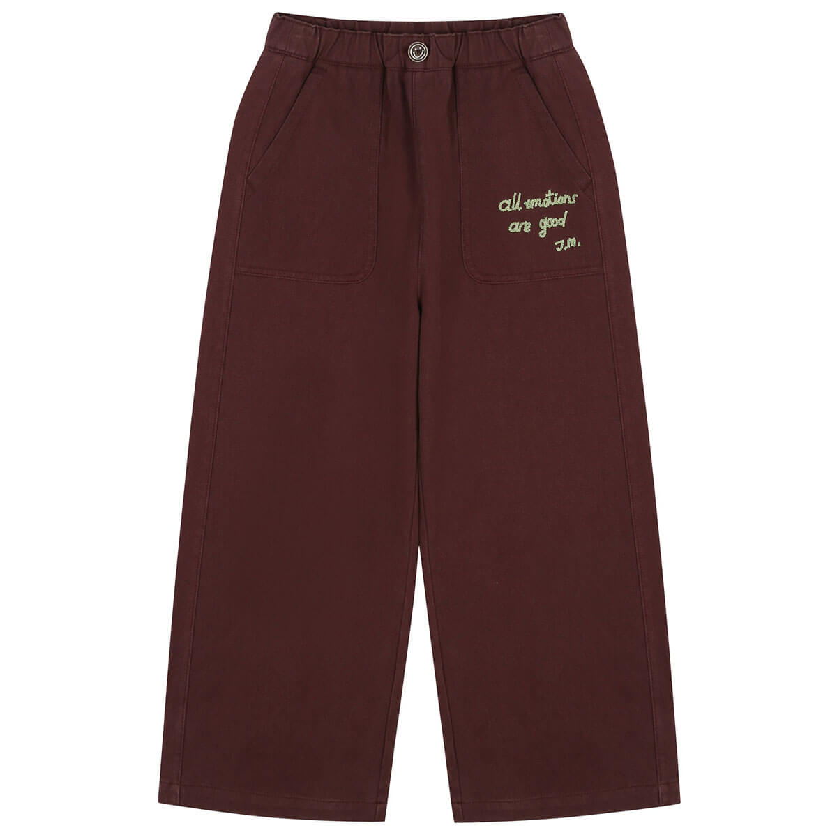 All Emotion Woven Pants in Brown by Jelly Mallow