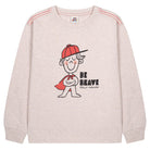 Be Brave Chain Long Sleeve T Shirt in Oatmeal by Jelly Mallow