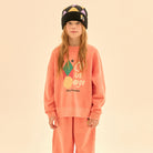 Courage Pigment Sweatshirt in Orange by Jelly Mallow