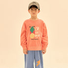 Courage Pigment Sweatshirt in Orange by Jelly Mallow