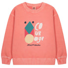 Courage Pigment Sweatshirt in Orange by Jelly Mallow