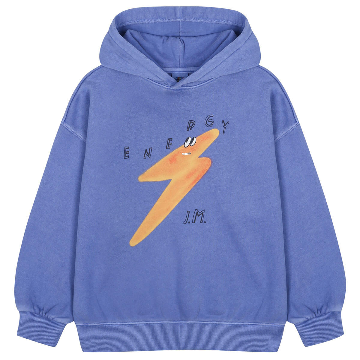 Energy Pigment Hooded Sweatshirt in Blue by Jelly Mallow