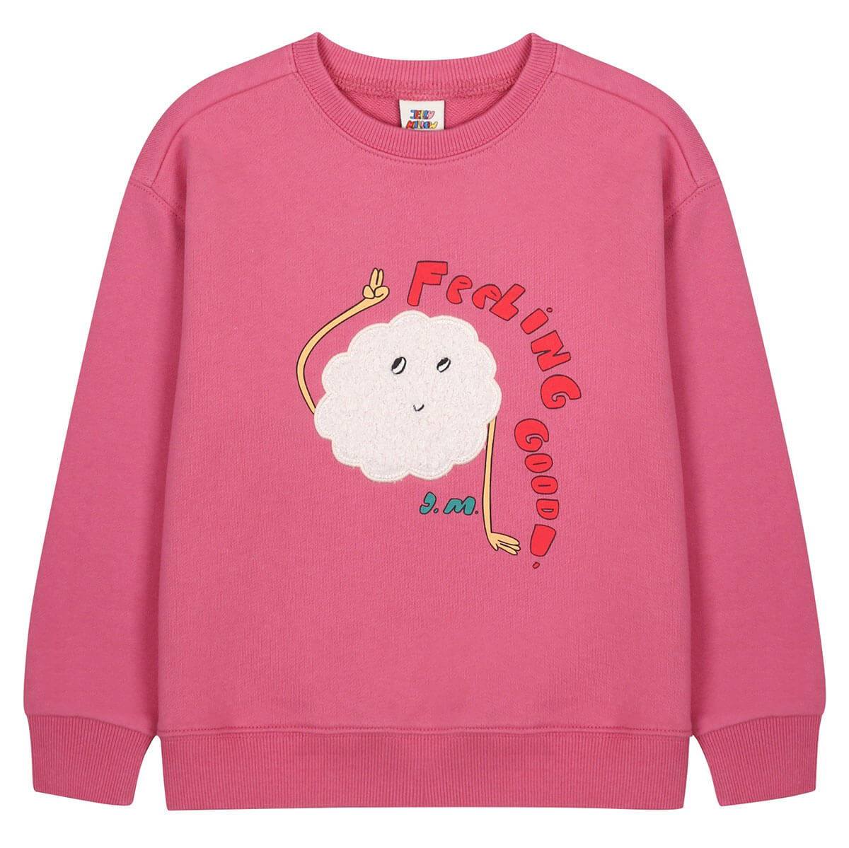 Feeling Good Sweatshirt in Pink by Jelly Mallow