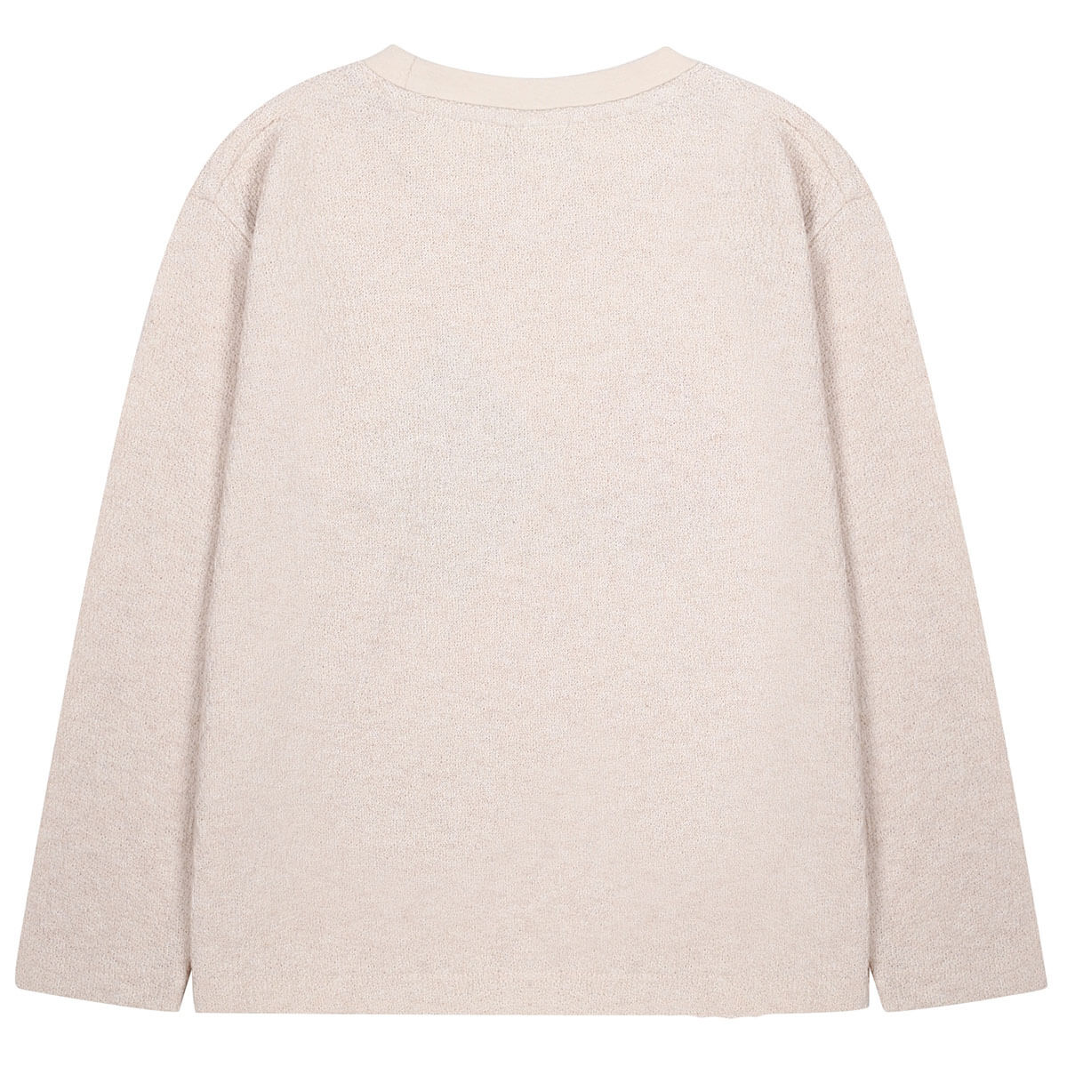 Happiness Knit Long Sleeve T Shirt in Cream by Jelly Mallow