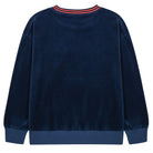 Happiness Velour Sweatshirt in Navy by Jelly Mallow