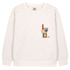 Love Block Sweatshirt in Ivory by Jelly Mallow