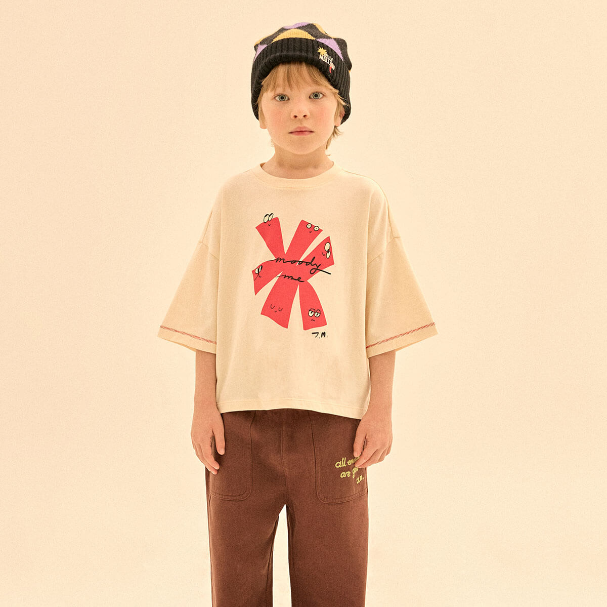 Maple T Shirt in Ivory by Jelly Mallow