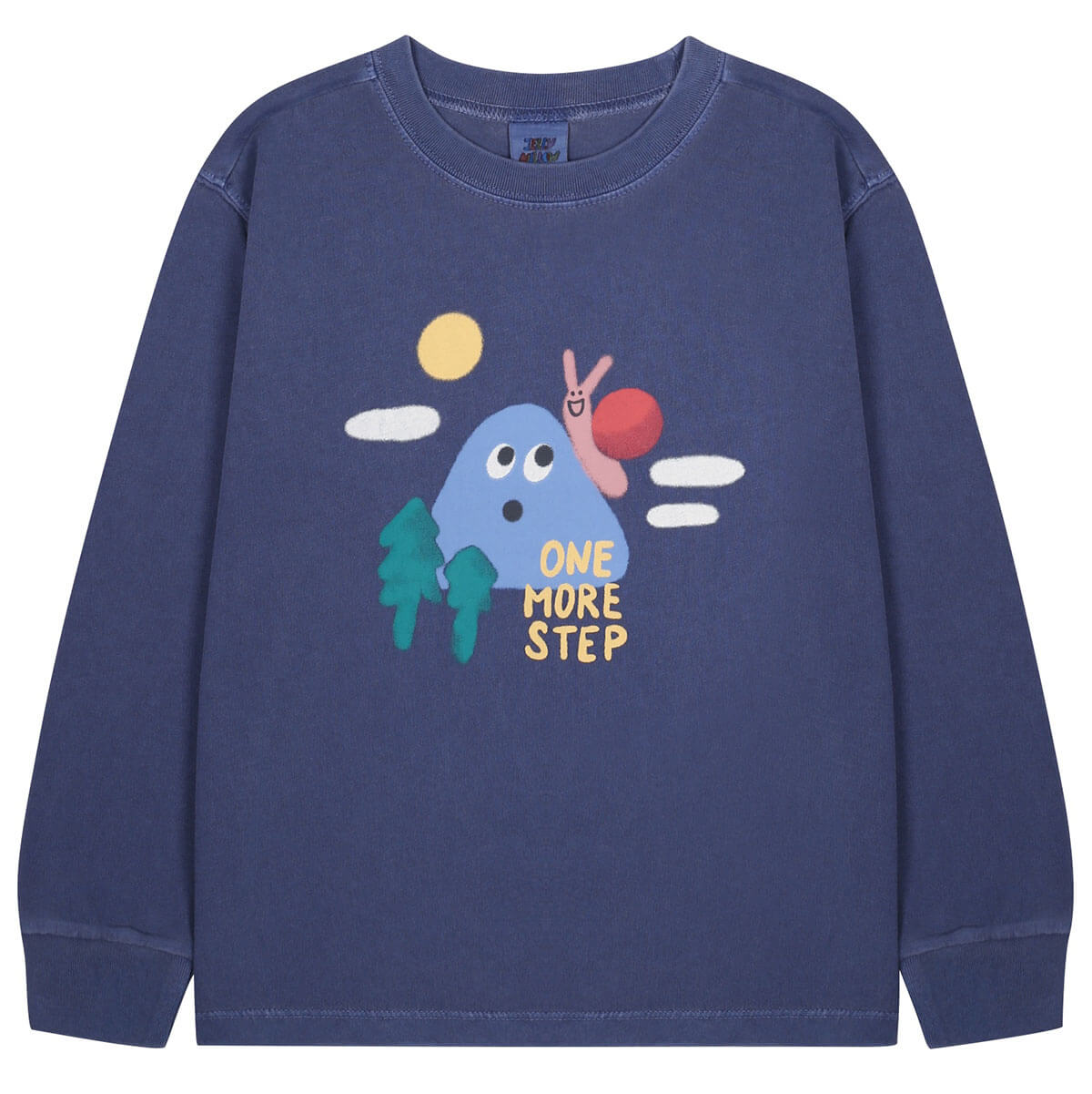 Mountain Long Sleeve T Shirt in Navy by Jelly Mallow