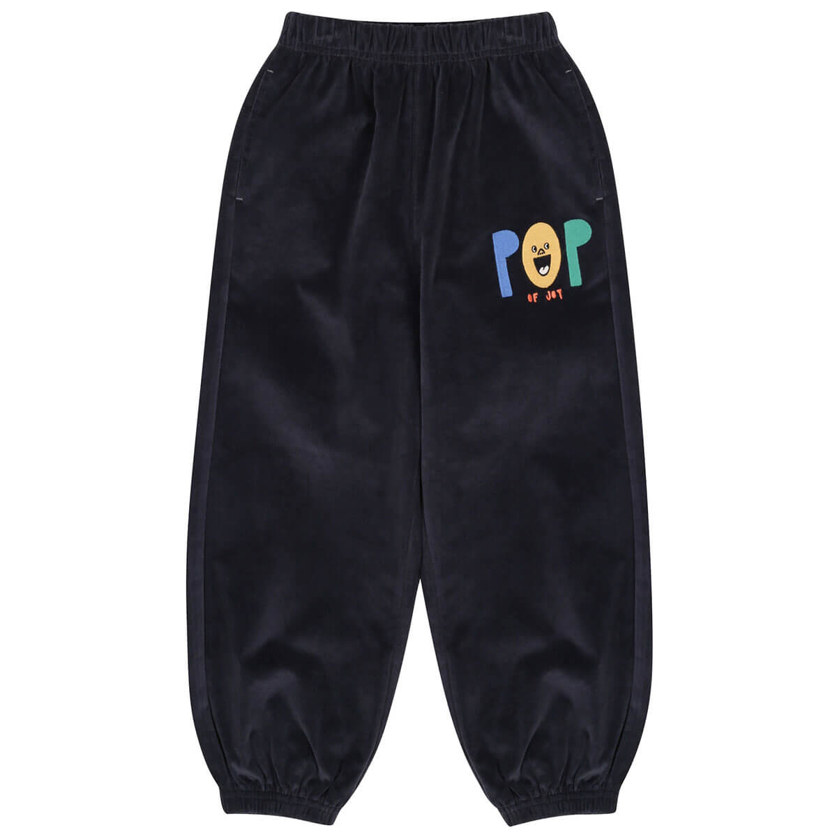 Pop Velvet Aladdin Pants in Charcoal by Jelly Mallow