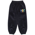 Pop Velvet Aladdin Pants in Charcoal by Jelly Mallow