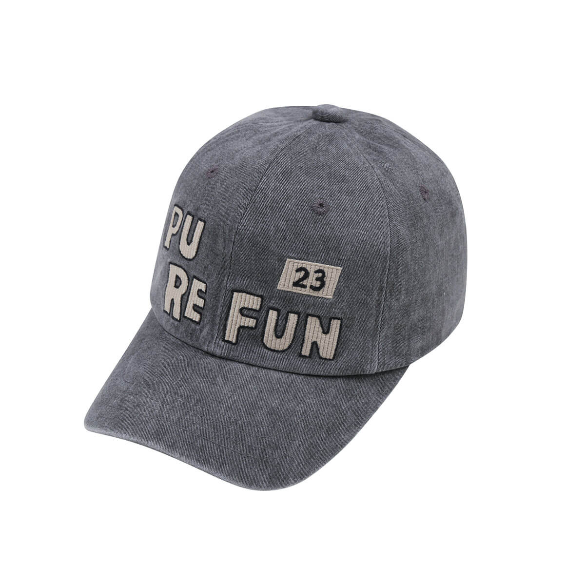 Pure Stitch Cap in Charcoal by Jelly Mallow