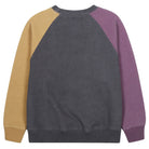 Ready Washed Color Block Sweatshirt in Charcoal by Jelly Mallow