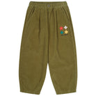 Star Corduroy Pants in Olive by Jelly Mallow