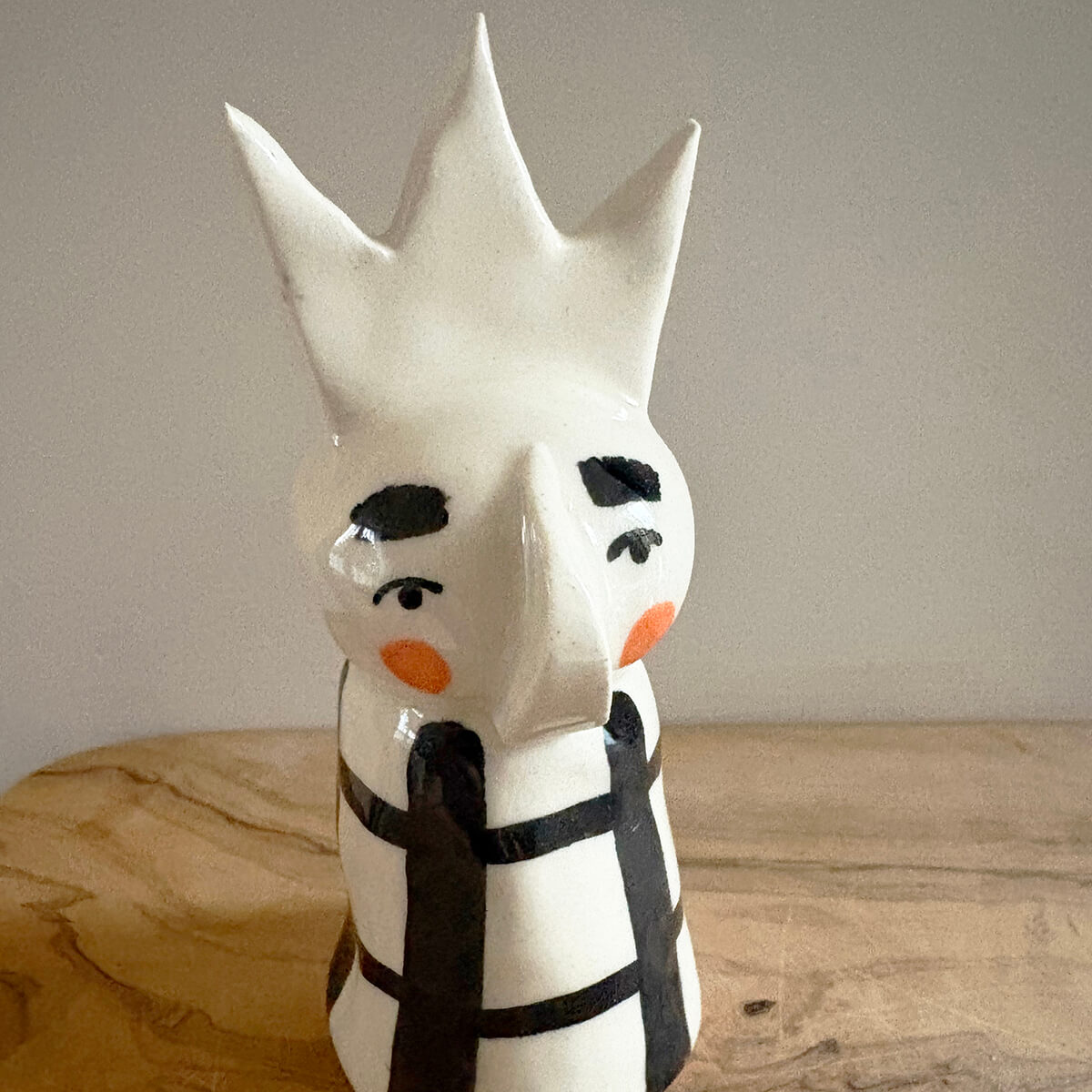 Large Crown Figure by Kay Train Ceramics