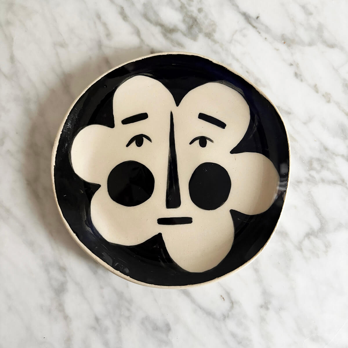 Small Flower Jewellery Bowl by Kay Train Ceramics