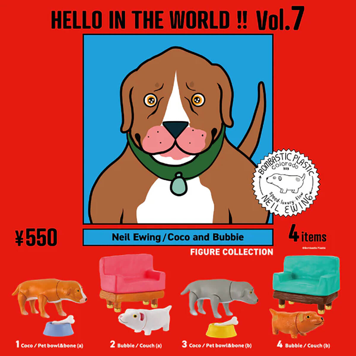 Hello In The World!! Vol.7 Neil Ewing Coco & Bubbie Blind Box by KenElephant