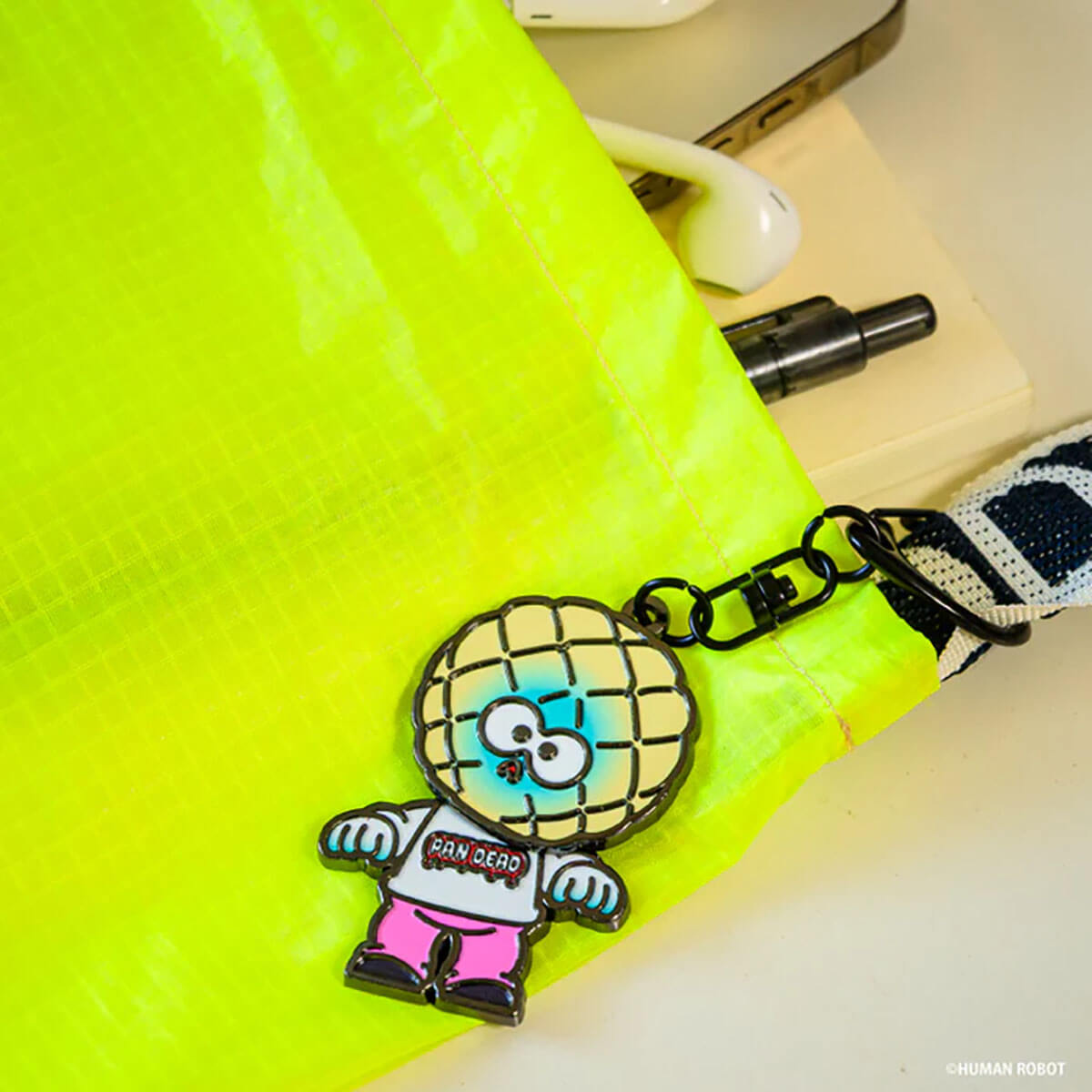 Pan Dead Swaying Metal Keychain Blind Box by KenElephant