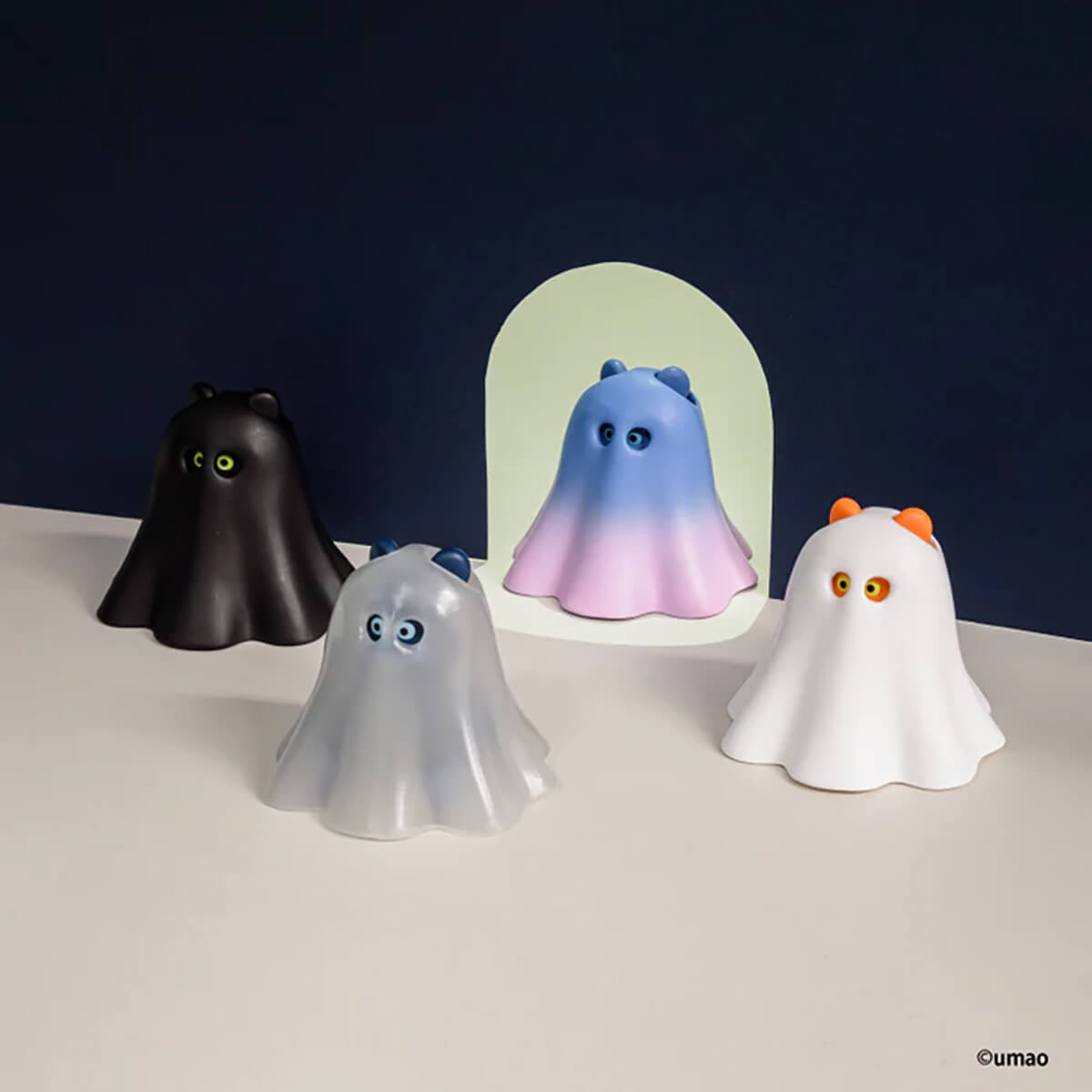 Umao Ghost Bear Gachapon Capsule Collectible by KenElephant