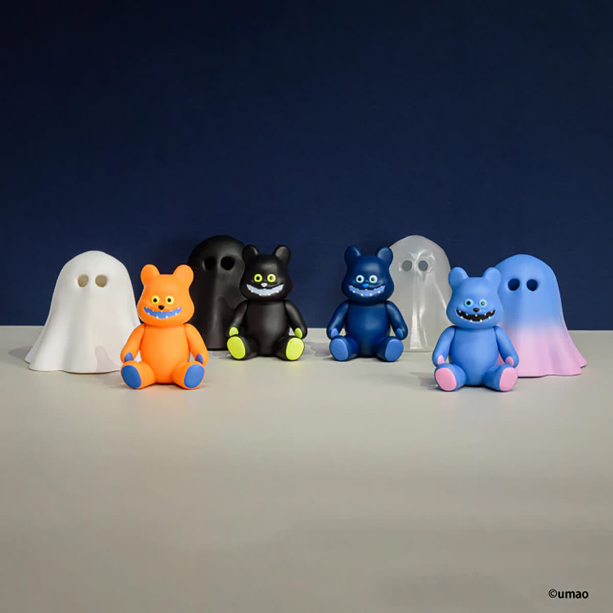Umao Ghost Bear Gachapon Capsule Collectible by KenElephant