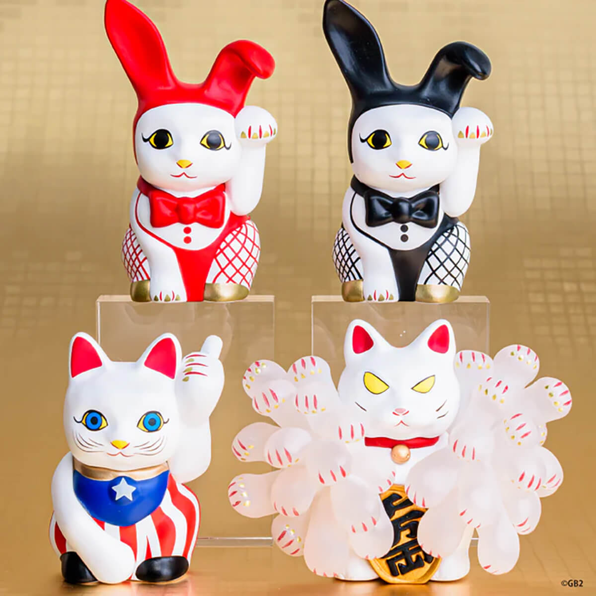 Jyonetsu Project Maneki-neko Gachapon Capsule Collectible by